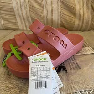 Crocs Baya Platform Sandal New